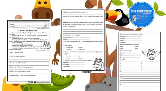 A Escola da Bicharada – revisão 2 revisão 2