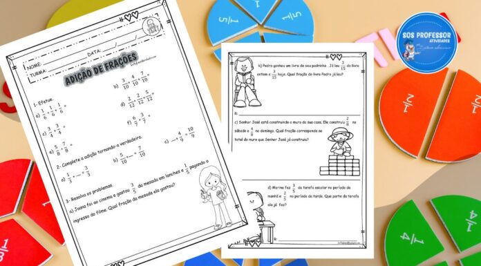 Adição de frações Adição de frações