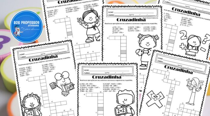 Cruzadinhas das operações Cruzadinhas das operações