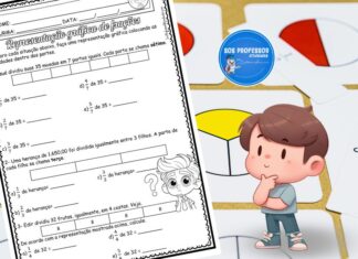 Representação gráfica de frações