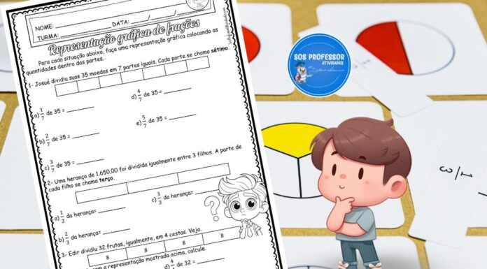 Representação gráfica de frações