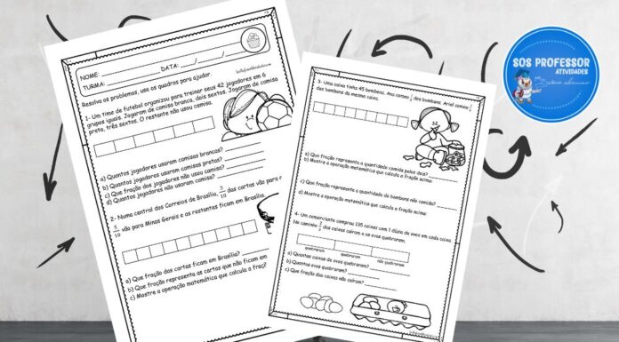 Situações-problema com fração Situações-problema com fração