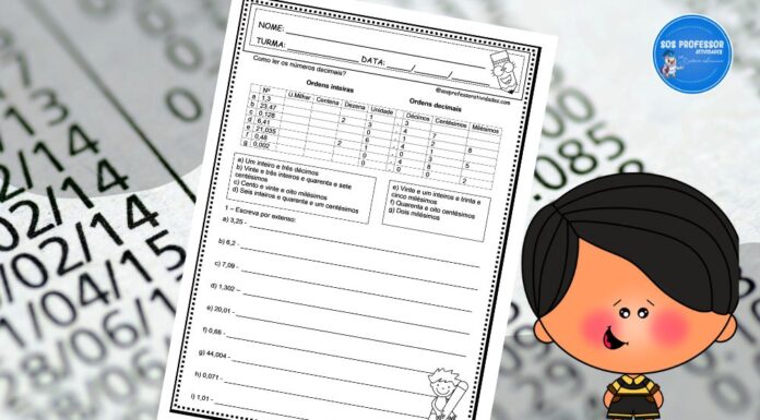 Números Decimais Leitura e escrita Números decimais 2