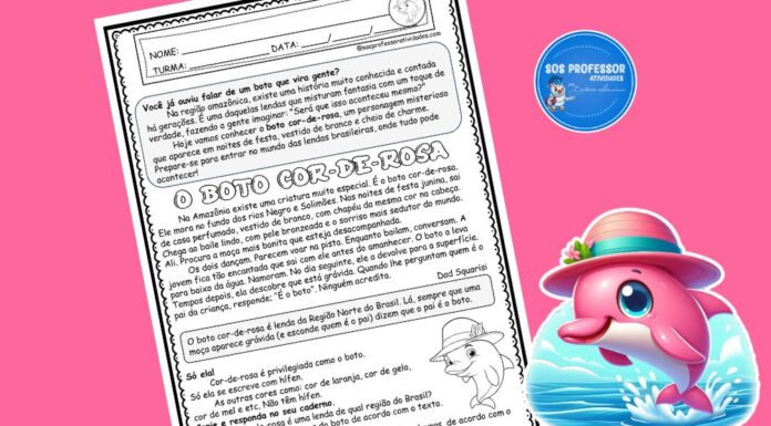 O boto cor-de-rosa O boto cor-de-rosa