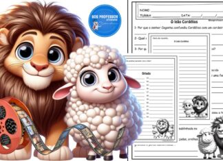 O leão Cordélios O leão Cordélios - atividades referentes ao vídeo