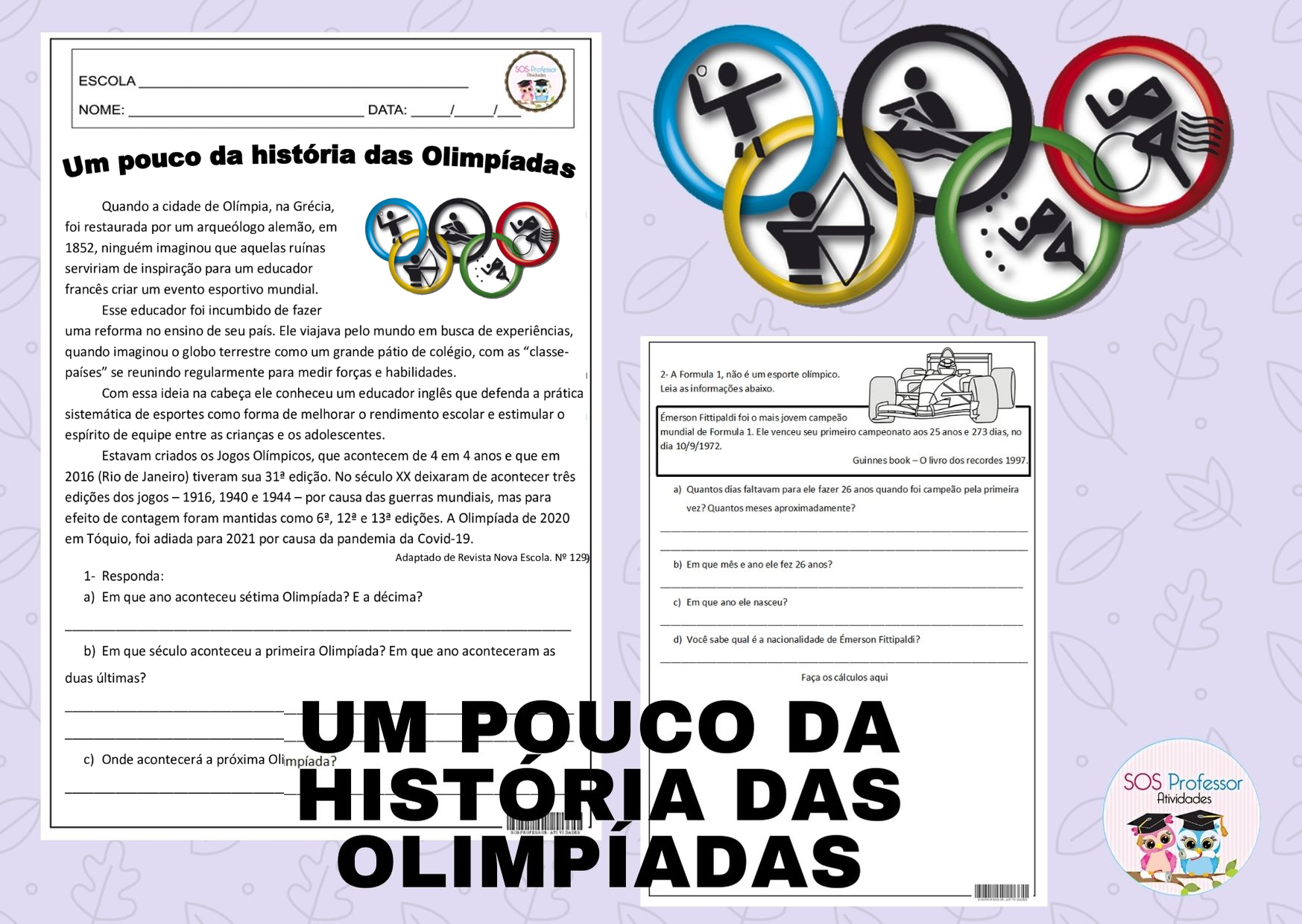 História dos Jogos Olímpicos - Escola Kids