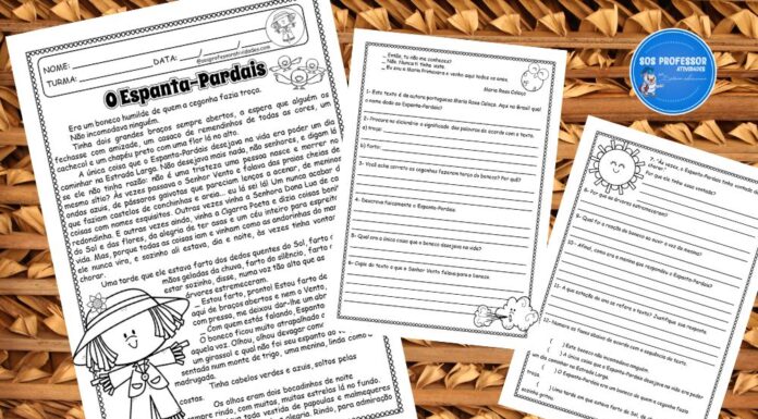 O Espanta-Pardais interpretação de texto
