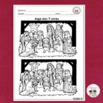 Jogo dos 7 erros Presépio