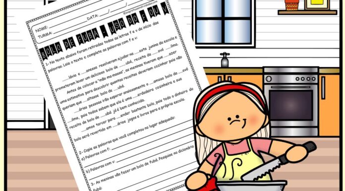 Bolo de fubá – Uso do F ou V Uso do F ou V