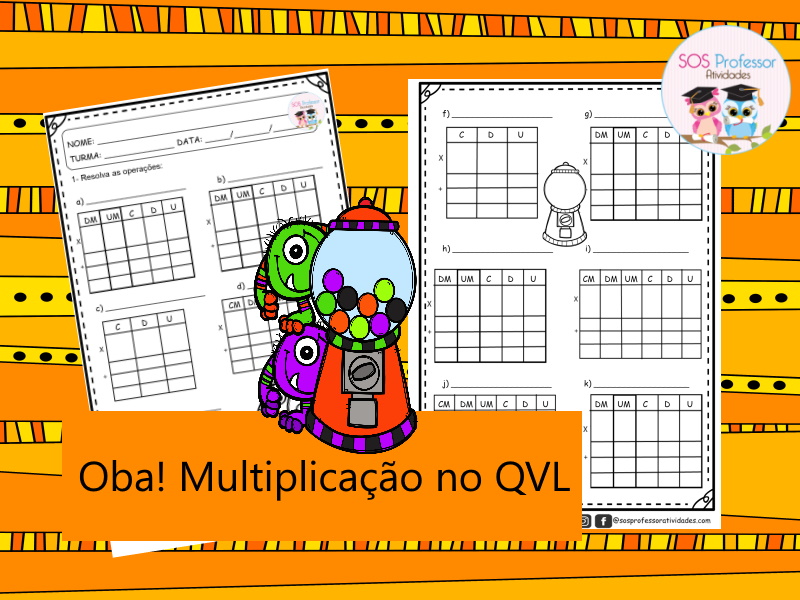 Multiplicação de vários dígitos e o algoritmo padrão imprimível 3ª