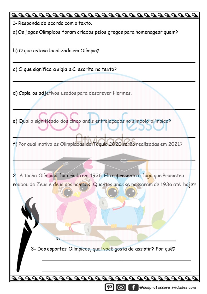 Jogos olimpicos  Live Worksheets