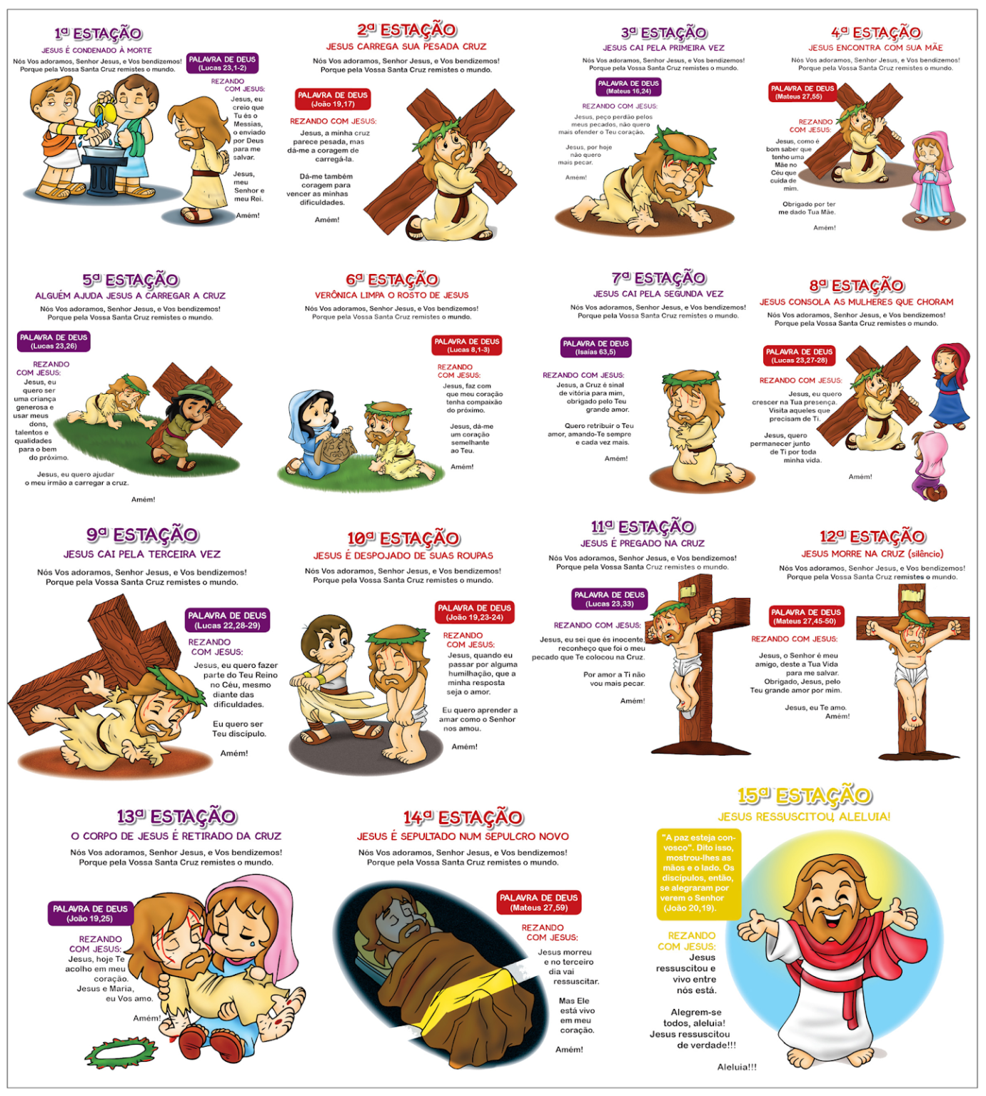 ViaSacra ilustrada SOS Professor Atividades