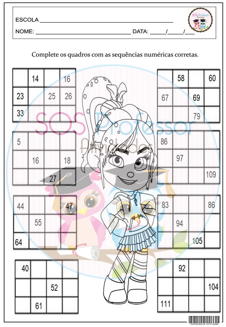 Identificar regularidades em sequências ordenadas. - Twinkl