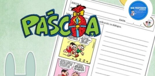 Turma da Mônica em Páscoa