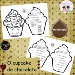 Os cupcakes de chocolate