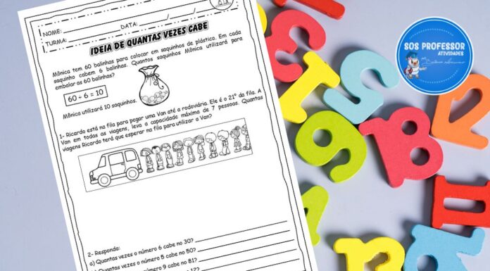 Ideia da divisão – Ideia de Quantas Vezes Cabe Ideia da divisão - Ideia de Quantas Vezes Cabe