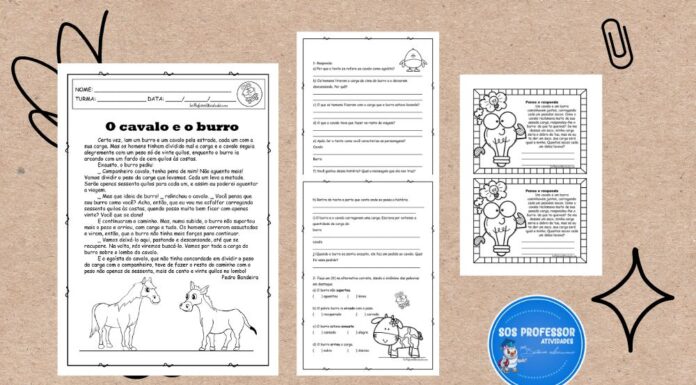 O cavalo e o burro O cavalo e o burro