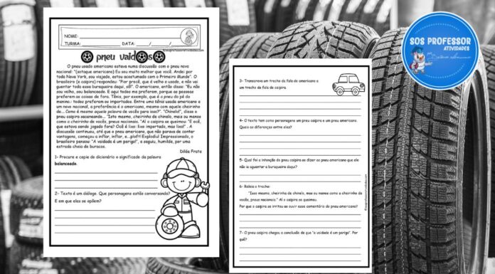 O pneu vaidoso o pneu vaidoso