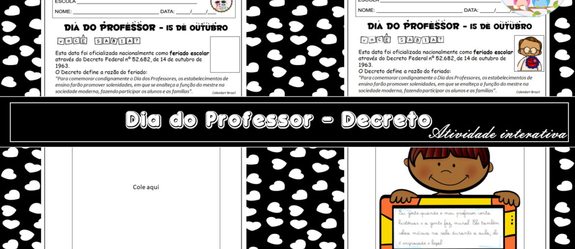 Dia do Professor - Decreto