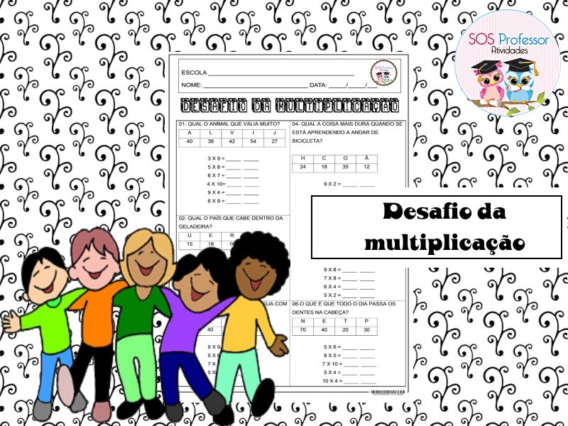 Multiplicação 3ºano - Recursos de ensino