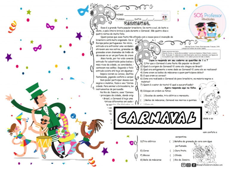 Carnaval 5° ano