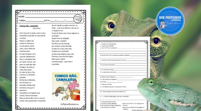 Comigo não, camaleão! – para os maiores Comigo não camaleão