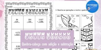 Adição e subtração – Feliz Páscoa!
