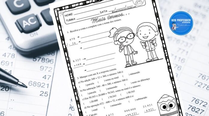 Termos da adição e subtração 2 Termos da adição e subtração 2