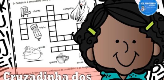 Cruzadinha dos antônimos