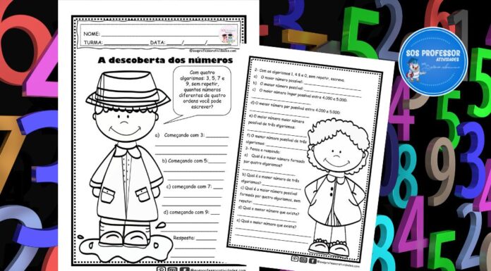 A descoberta de números descoberta de números