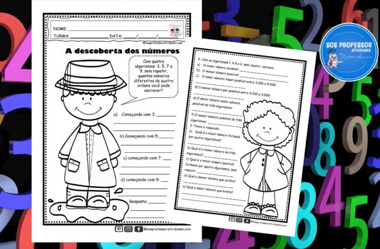 A descoberta de números descoberta de números