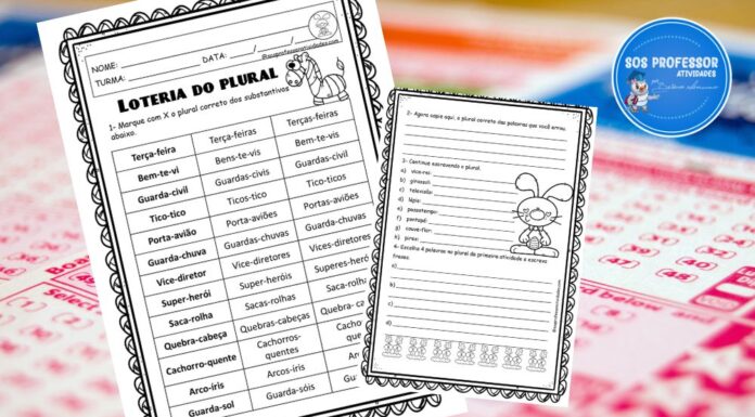 Plural de substantivos compostos – Loteria do plural plural de substantivos compostos