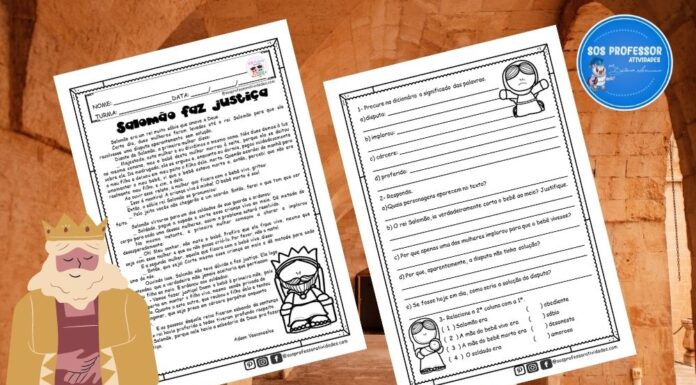 Salomão faz justiça Salomão faz justiça