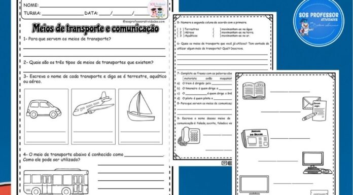 Meios de transporte e comunicação Meios de transporte e comunicação
