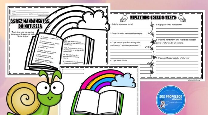 Os dez mandamentos da Natureza Os dez mandamentos da Natureza