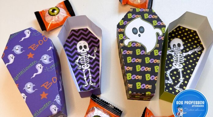 Halloween 2 – Caixa caixão halloween