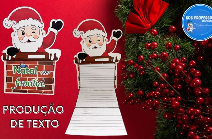 Produção de texto 4 – Natal em família produção de texto 4