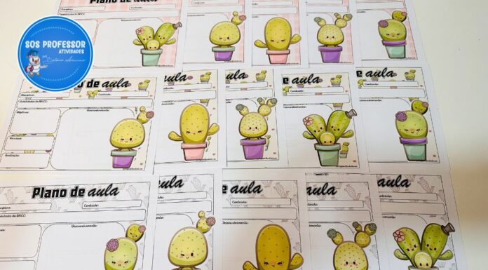 Folha para plano de aula plano de aula