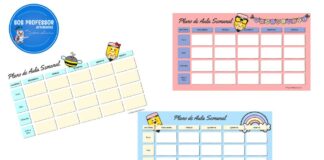 Planejamento semanal Planejamento semanal