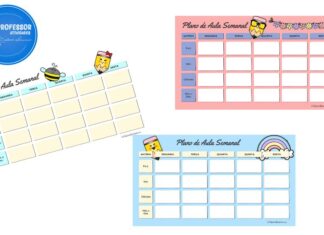 Planejamento semanal Planejamento semanal