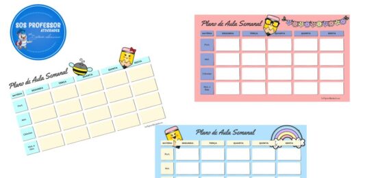 Planejamento semanal