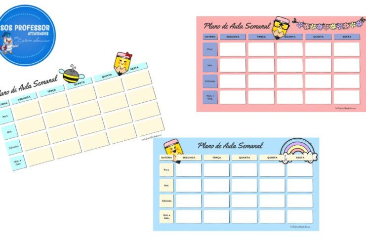 Planejamento semanal Planejamento semanal