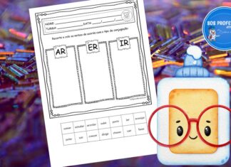 Recorte e cole os verbos Recorte e cole os verbos