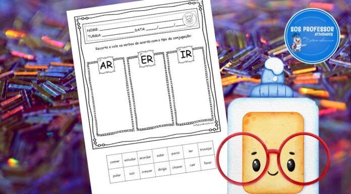 Recorte e cole os verbos Recorte e cole os verbos