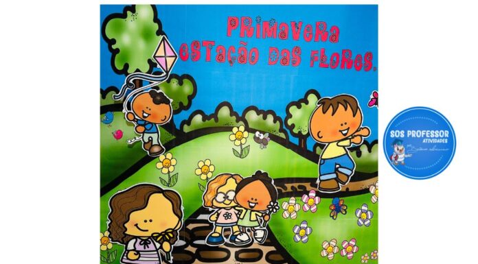 Cartaz interativo da Primavera Cartaz interativo da Primavera