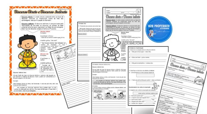 Discurso direto e Discurso indireto Discurso direto e Discurso indireto1