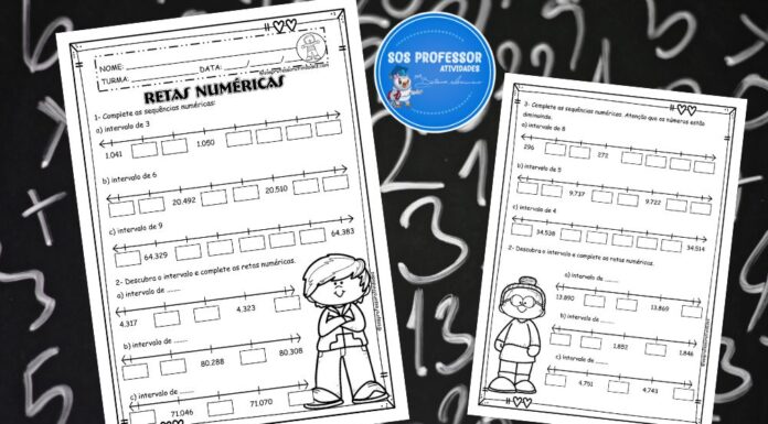 Retas numéricas retas numéricas