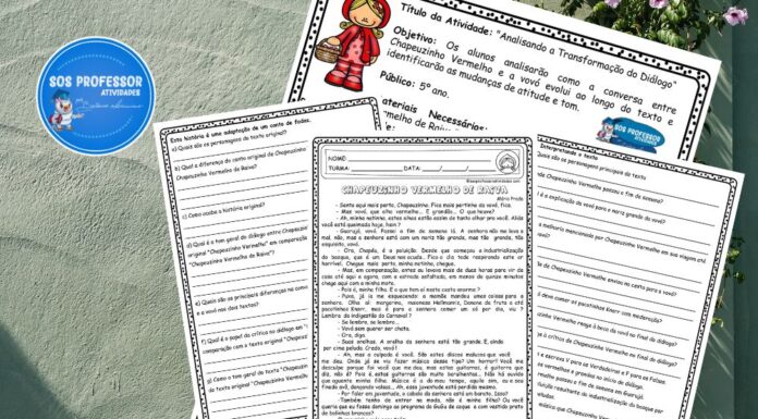 Atividade de língua portuguesa – Evolução da narrativa e as mudanças de tom e atitude dos personagens Evolução da narrativa