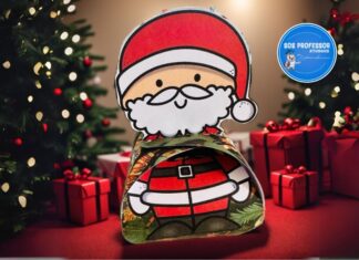 Papai Noel box – lembrancinha Papai Noel box
