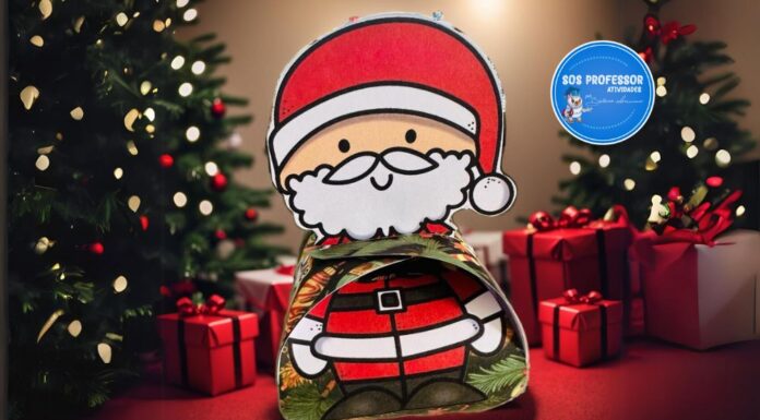 Papai Noel box – lembrancinha Papai Noel box